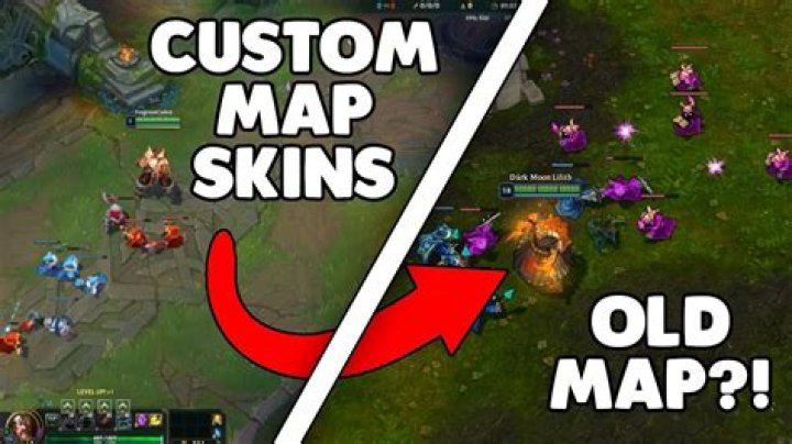 Are custom map skins allowed in league 2020?