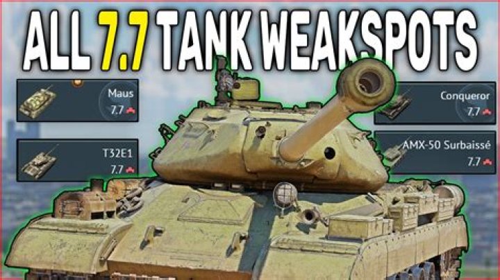 Are there any weak spots in World of tanks?