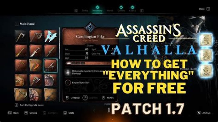 Are there cheat codes for AC Valhalla?