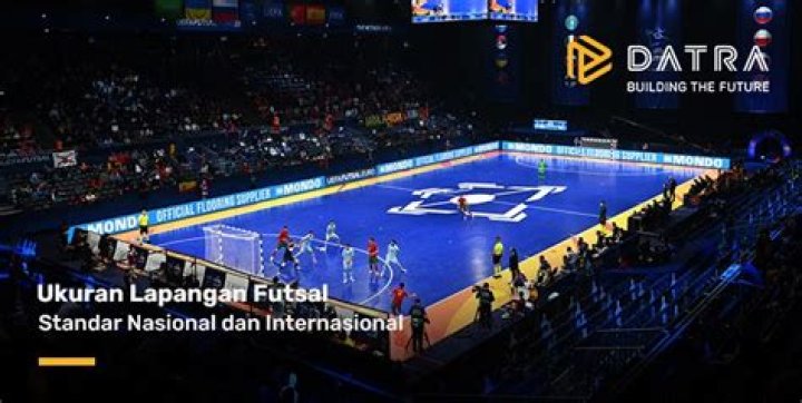Bagaimana ukuran lapangan futsal internasional?
