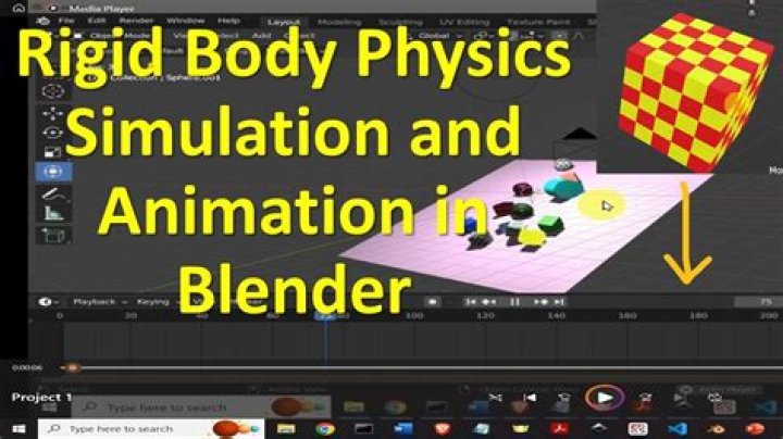 Can blender simulate physics?