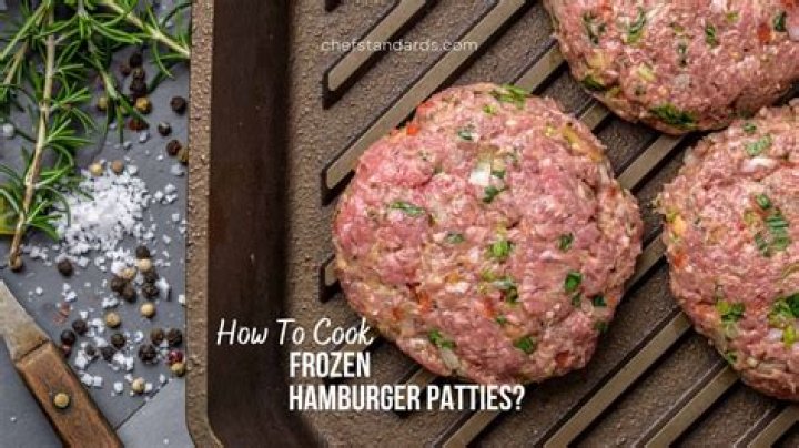 Can frozen hamburger be cooked and refrozen?