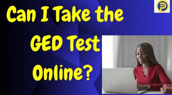 Can I take my GED test online at home?