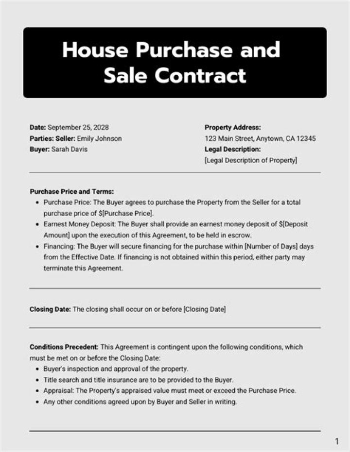 Can I write my own contract to buy a house?