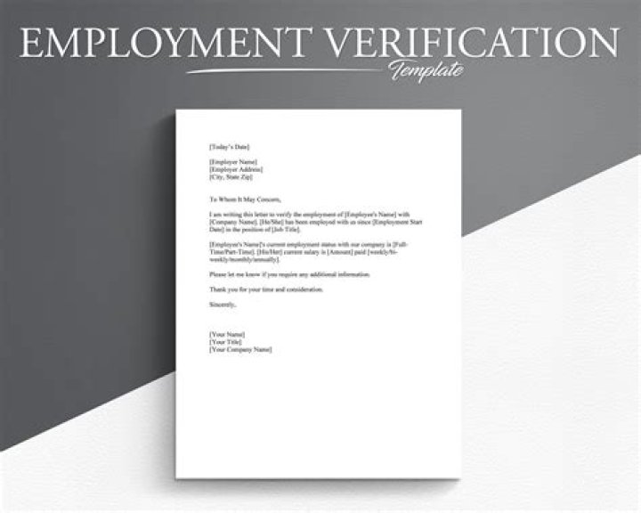 Can I write my own employment verification letter?