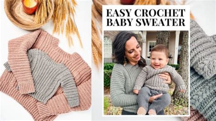 Can you crochet a baby sweater?