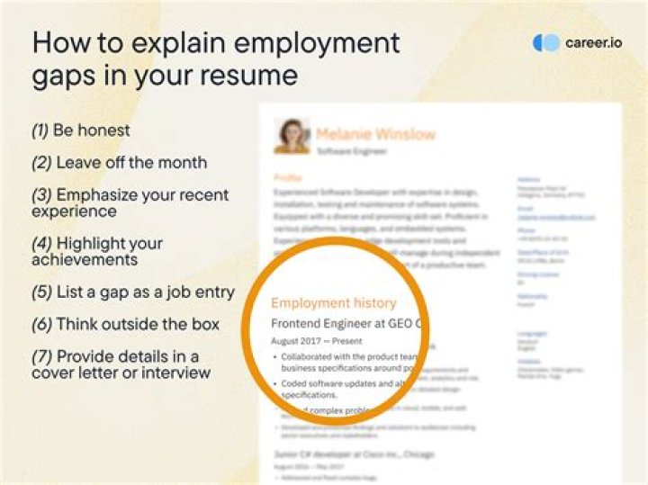 Can you explain the gaps in your employment answer?