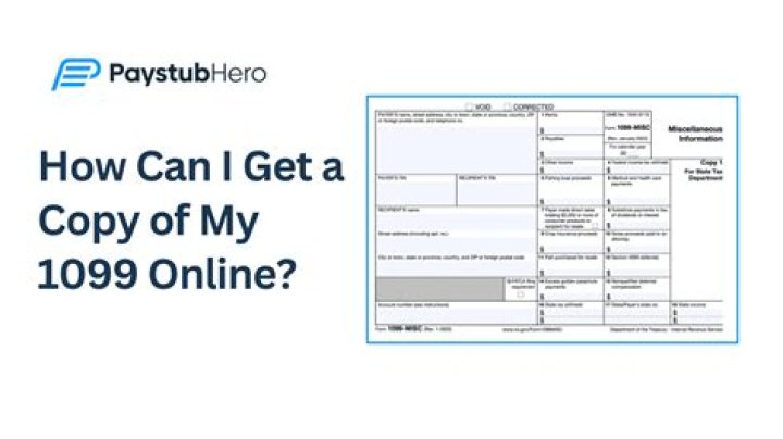 Can you get a copy of your 1099 online?