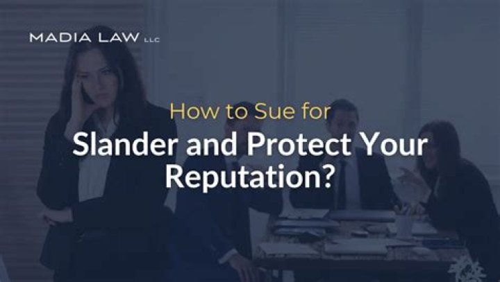 Can you sue your boss for slander?