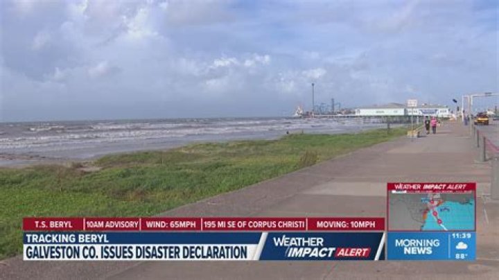 Did Galveston get damaged?