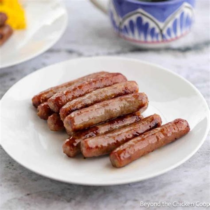 Do you cook breakfast sausage in water?