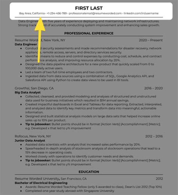 Do you have to put job location on resume?