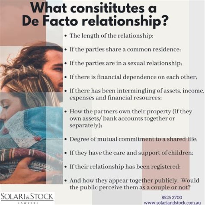 Does a defacto relationship affect child support?