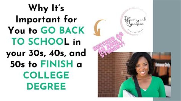 Does it make sense to go back to college at 40?