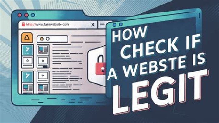 How can I check to see if a website is legit?