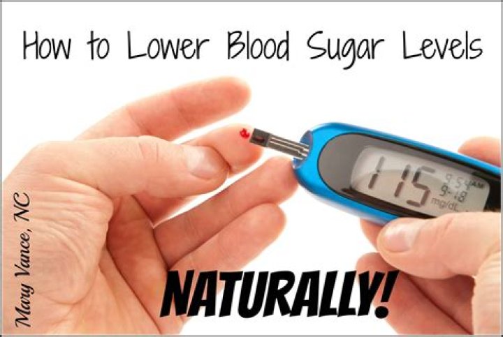 How can I lower my blood sugar quickly?