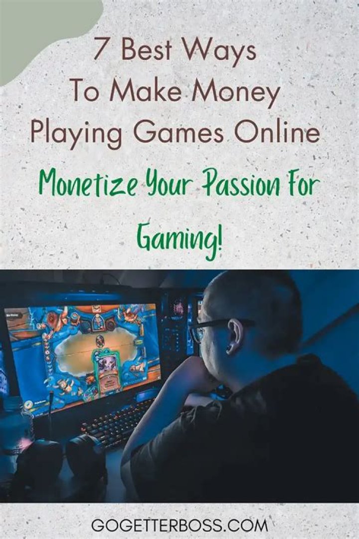 How can I make money playing video games at home?
