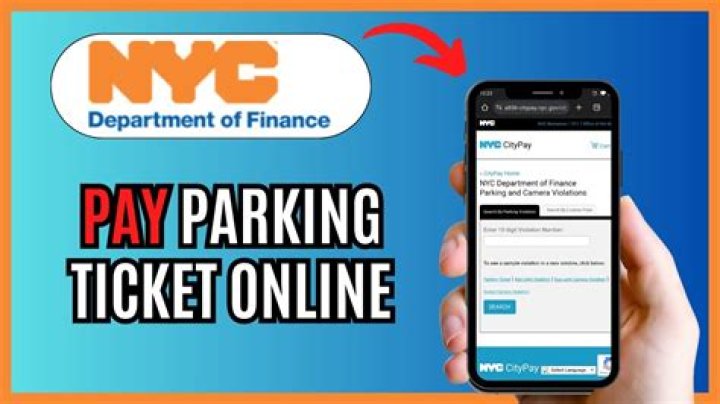 How can I pay my parking ticket online?
