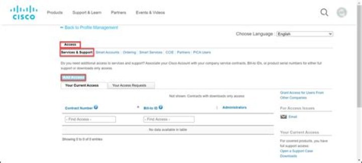 How do I add a Cisco contract to my profile?