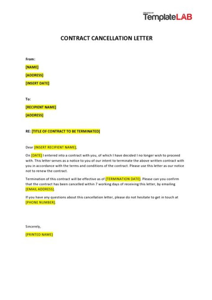 How do I cancel my EDF contract?