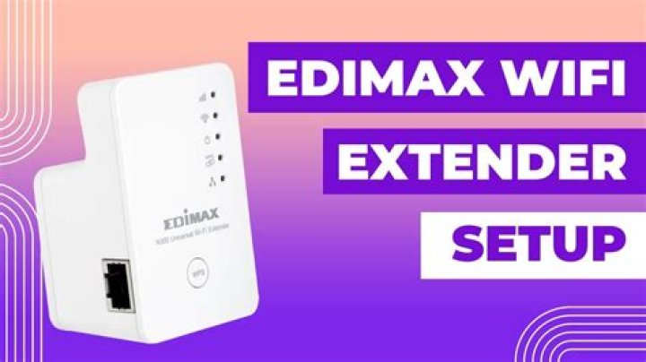 How do I connect my Edimax wifi extender?
