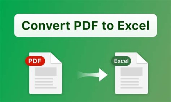 How do I convert a bank PDF to Excel?