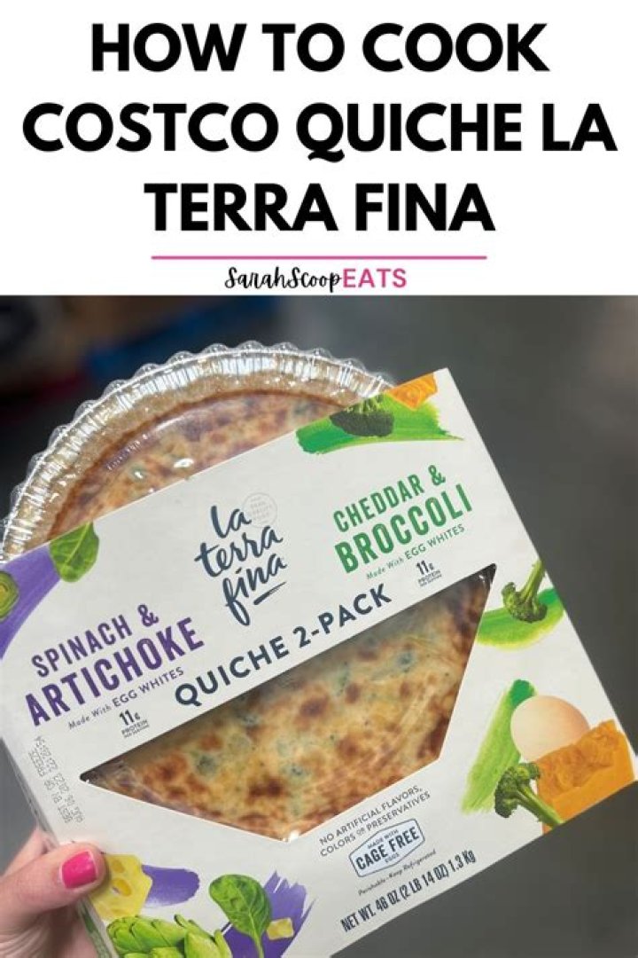 How do I cook a frozen Costco quiche?