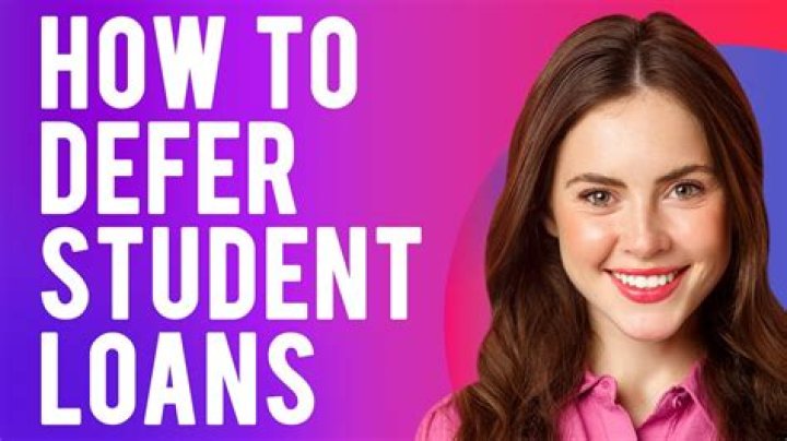 How do I defer student loans back to school?