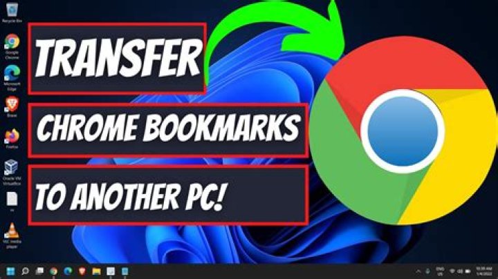 How do I export Chrome bookmarks to another computer?