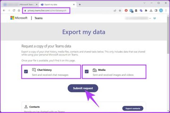 How do I export my backup files?