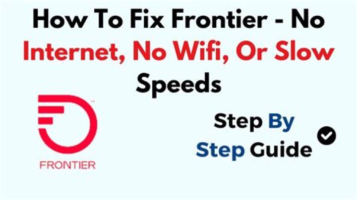 How do I fix slow frontier WiFi?