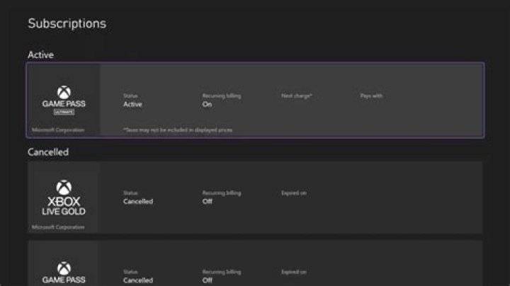 How do I manage my Xbox subscriptions?