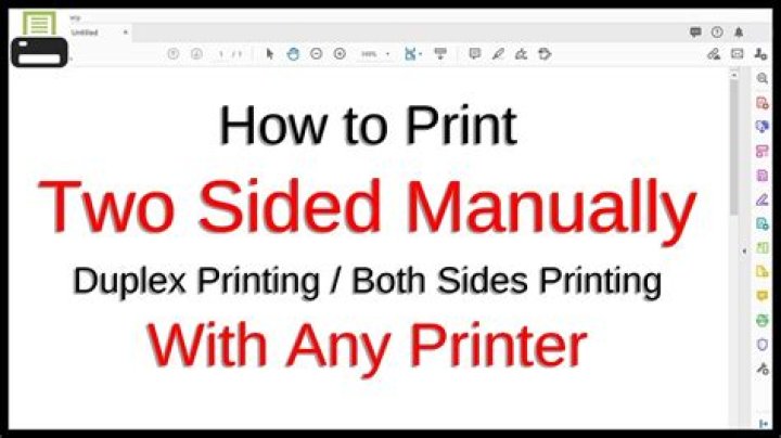 How do I manually print double sided on my Brother printer?