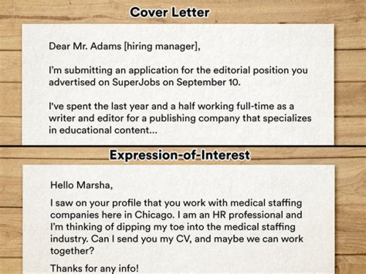 How do I say I am interested in a company?