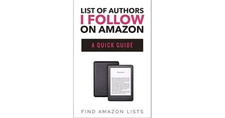 How do I see the authors I follow on Amazon?