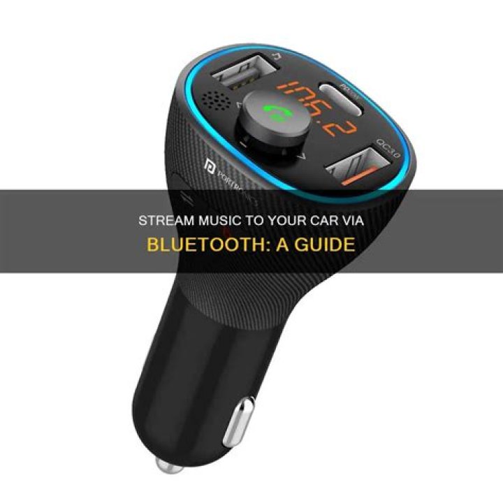 How do I stream music via Bluetooth in my car?