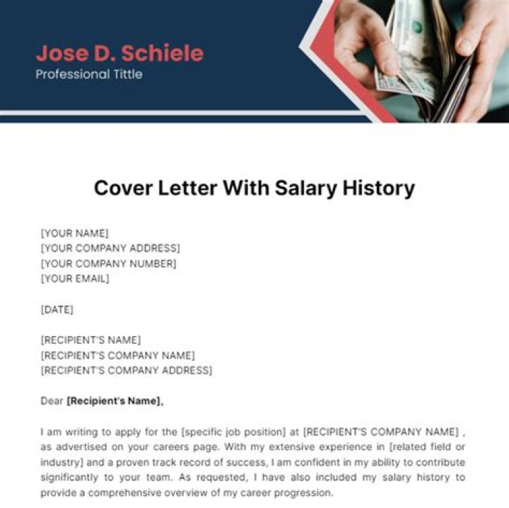 How do I write a salary history letter?