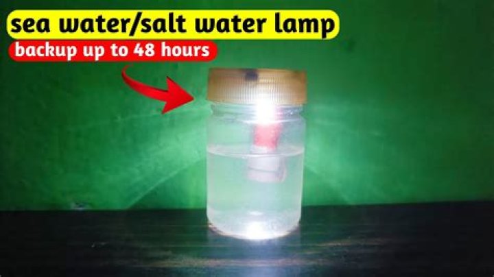 How do salt water lamps work?