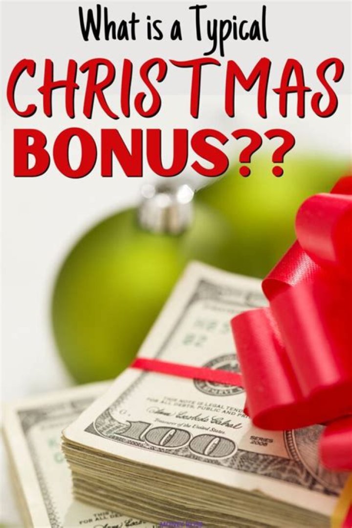How do you calculate Christmas bonus?