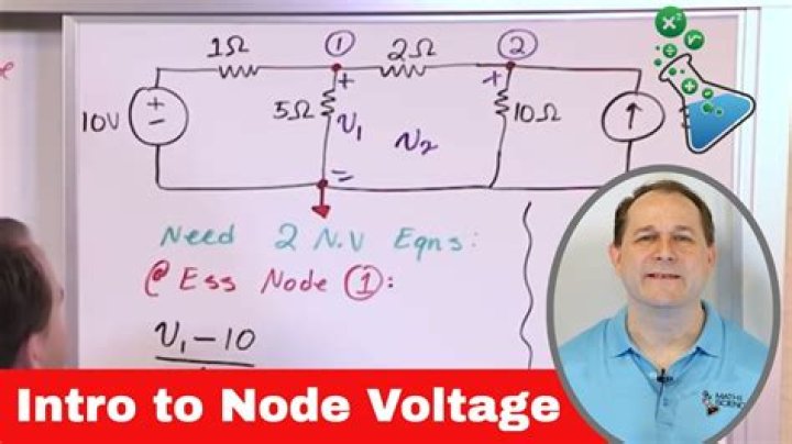 How do you calculate node voltages?