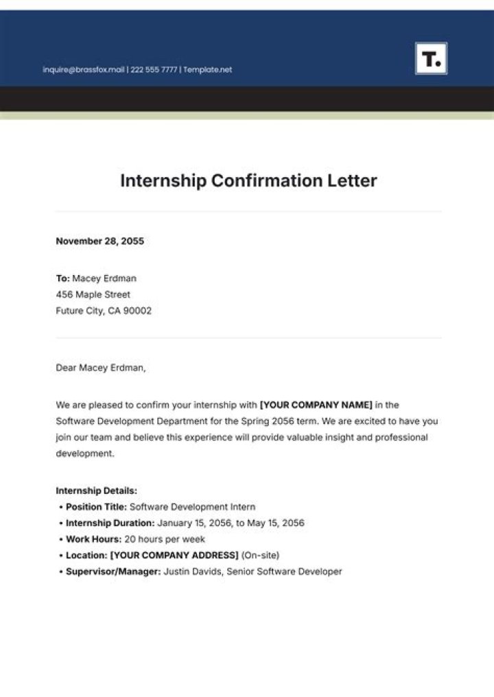 How do you confirm an interview?