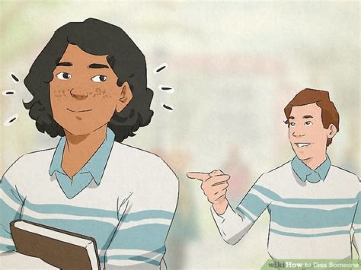 How do you diss someone?