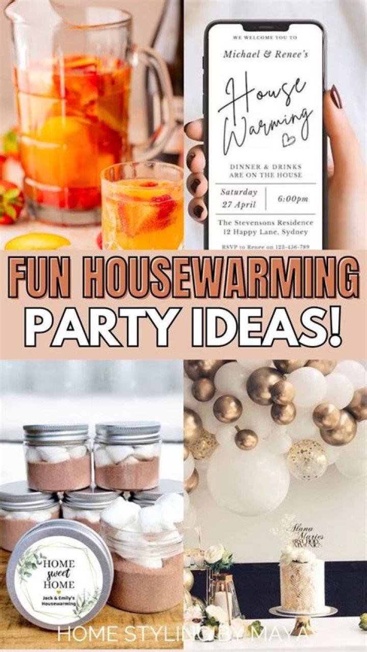 How do you entertain a housewarming party?