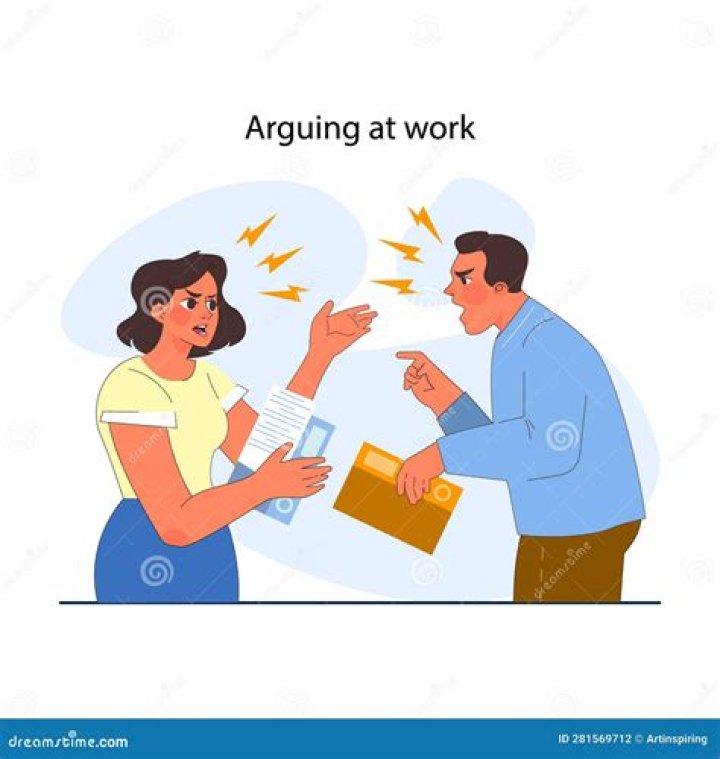 How do you handle an argument with a coworker?
