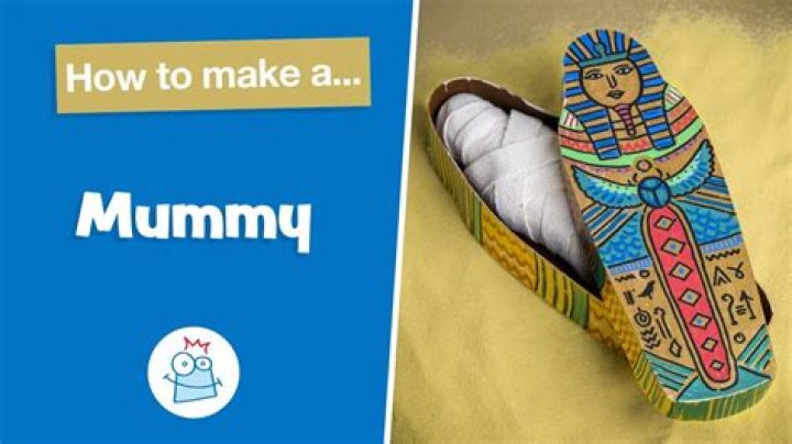 How do you make an Egyptian mummy at home?