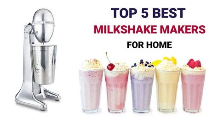 How do you make milkshakes in a milkshake maker?