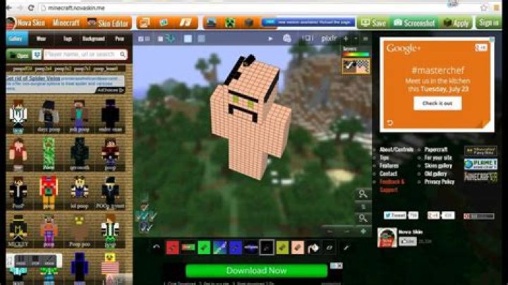 How do you make your own Minecraft skin?