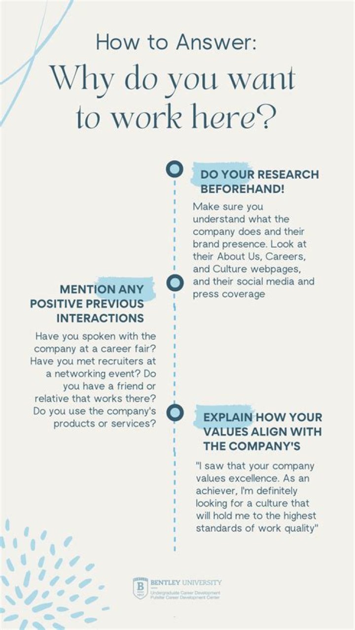 How do you say you want to work for a company?