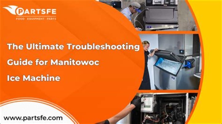 How do you troubleshoot a Manitowoc ice machine?