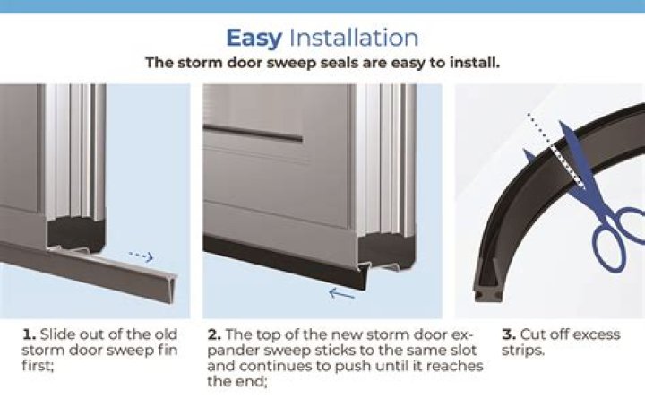 How do you weather seal a metal door?